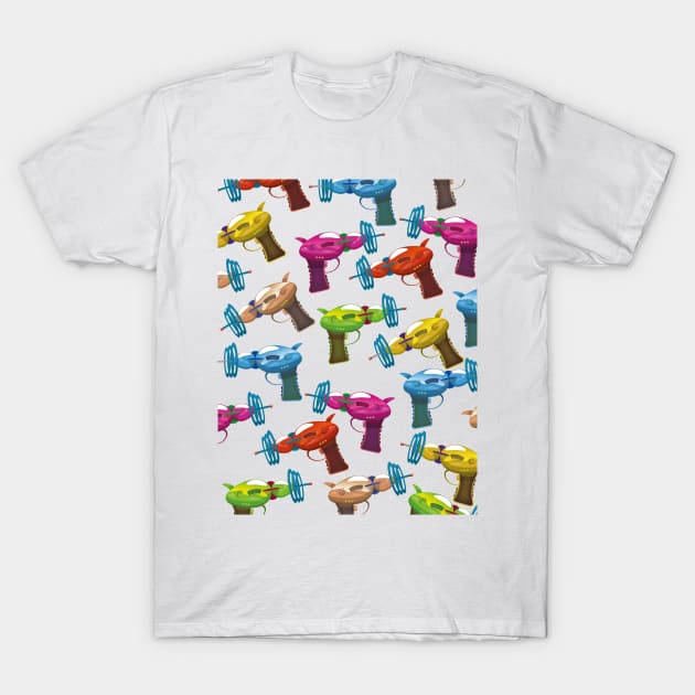 Science fiction ray guns T-Shirt by nickemporium1